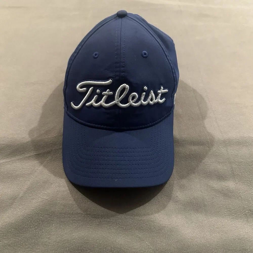 Titleist Tour Performance Cap Pro V1 FJ Hat Logo Adjustable Casual Blue Dad Golf